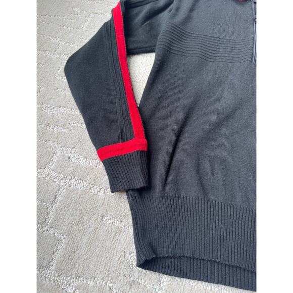 VTG OSSI Skiwear Wool Blend 1/2 Zip Sweater Turtleneck - Picture 4 of 8